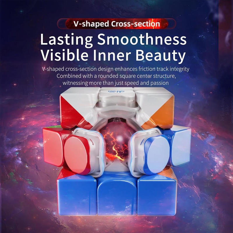 XMDCuber Moyu Weilong WR M V10 Magnetic Speed Cube 3x3,