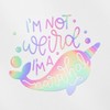Decal Stickers of Im Not Weird Im A Narwhal (Hologram)