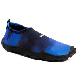SVAGO Zapatos para Playa Calzado acuático Aqua Unisex niños, Tie Dye Azul, Talla 19.0 cm