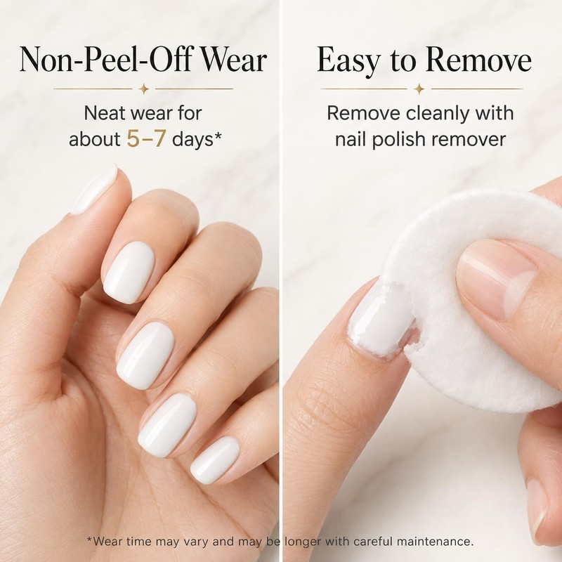 White Nail Polish Pen for Women, Water-Based Quick Dry Precision