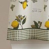 CHF Juego de Cortinas de Cocina Limón y Cenefa, 3