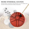 Steel Tongue Drum Rain Chime, Rain Drum for Outside, Rain