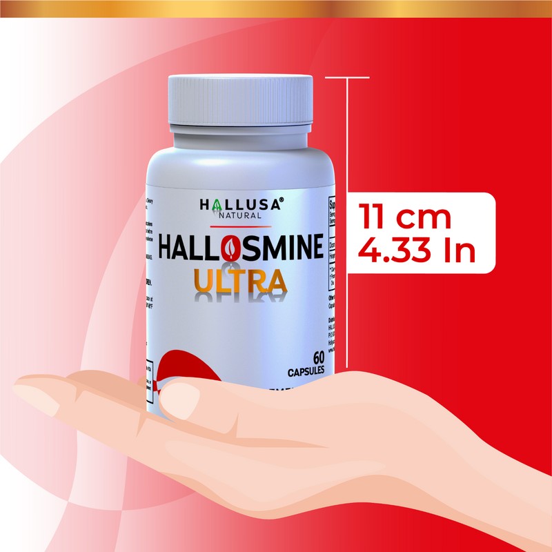 HALLUSA NATURAL Hallosmine Ultra - Support Healthy Circulation - Blood
