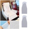 SquEqu 10 Pack Airplane Seat Covers with Armrest Sleeve Non-Woven