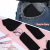 Wanmu 6Pcs Slip in Eyeglasses Cases, Reading Glasses Pouch, Fabric