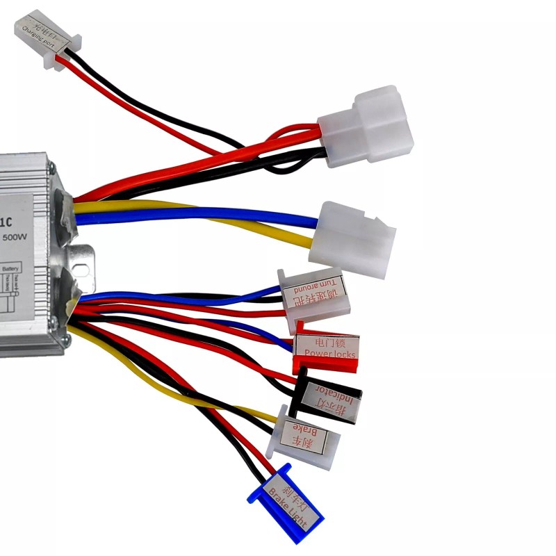 Unbranded Brush 24V 500W Speed Controller Throttle Grip For Tricycle