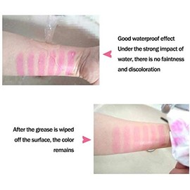 Cuidado de Labios de Larga Duración Con 6 Piezas de Lápiz Crystal Clear Flower Jelly, Tinte Hidratante y Bálsamo Que Cambia de Color