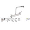Llave Mezcladora Para Fregadero Tarja Cocina Económica Cuerpo POM