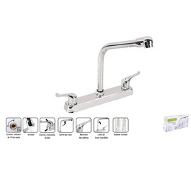 Llave Mezcladora Para Fregadero Tarja Cocina Económica Cuerpo POM