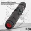 IP68 Waterproof RJ45 Coupler 1000Mbps Female to Female Ethernet Adapter