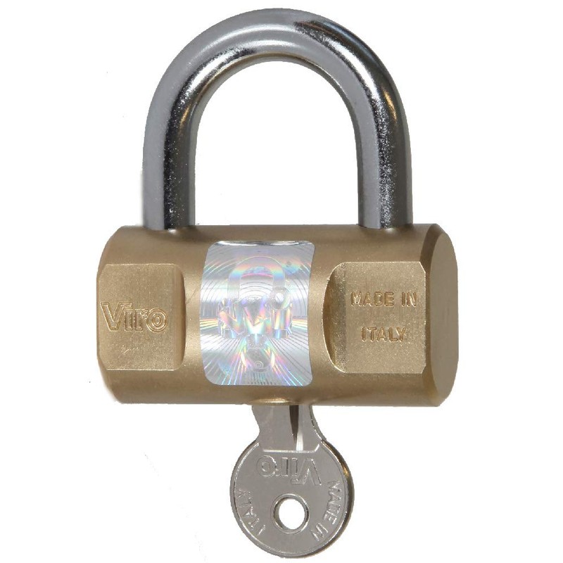 Viro 203 Cylinder Padlock, 40 mm Base, Multi-Colour