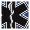 PatchStop Brand Star Of Life Black & White Patch, Medical