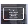 Don Cappello Opening Hours Classic Shop Window Lettering Sticker Advertising