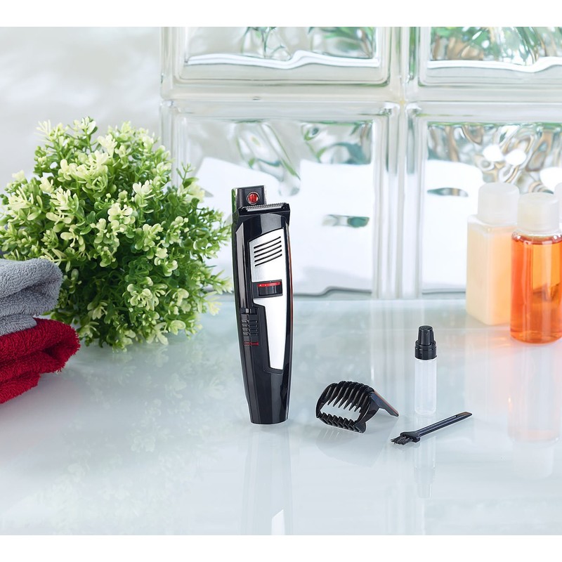 Sichler Men's Care Beard Trimmer: 2-in-1 Precision Cordless Beard Trimmer