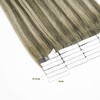 Anrosa Tape in Hair Extensions Human Hair 22 Inch Warm