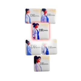 Reflections By Zana Driven ID Black Female Physician ID Retractable Badge Holder for Medical Students, CNA Healthcare Worker, Health Worker, and Doctor with Slide Clip