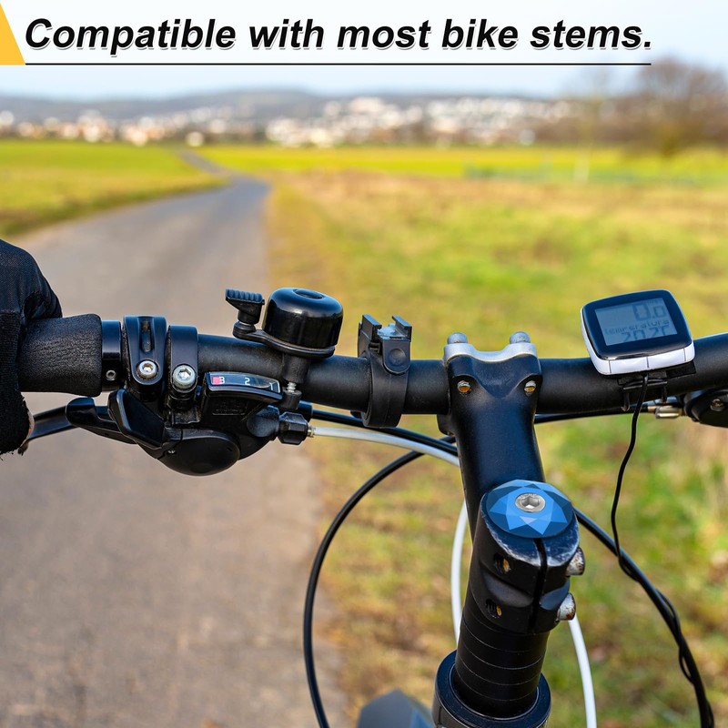 sourcing map 1 1/4" OD Bicycle Headset Stem Top Cap