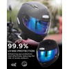 Soman Qualifer Helmet Visor Replacement, Qualifer Tinted Shield Visor Compatible