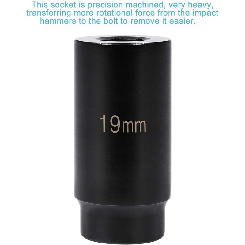77080 Harmonic Balancer Socket Tool 19mm Crank Bolt Socket for