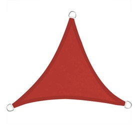 Green Bay 98% UV Block Sun Shade Sail Party Sunscreen Awning Canopy for Outdoor Patio Garden Swimming Pool Balcony Triangle Terracotta - 2x2x2M