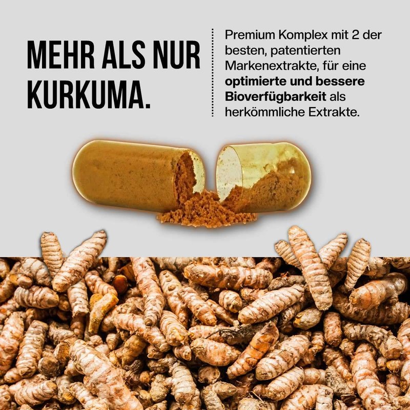 Naturalie® Suprakuma Premium Turmeric Capsules | 210 mg Pure Curcumin
