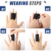 Vanzen Finger Splints, 2 Pack Neoprene Finger Buddy Straps, No