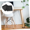 TEHAUX 4Pcs Non-Slip Furniture Leg Pads Rubber Couch Stoppers Square