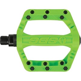 SDG Slater Junior Pedals (90 x 90) – Fluorescent Green MTB Unisex Adult