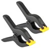 Wideskall® 6" inch Nylon Plastic Spring Clamps (Pack of 2)