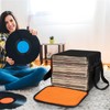 IBVIVIC Vinyl Carrying Bag Album Storage Case Hold 140Pcs Lp