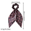 Halloween Hair Ties Elastics Hair Scrunchies 3Pcs Long Tail Bow