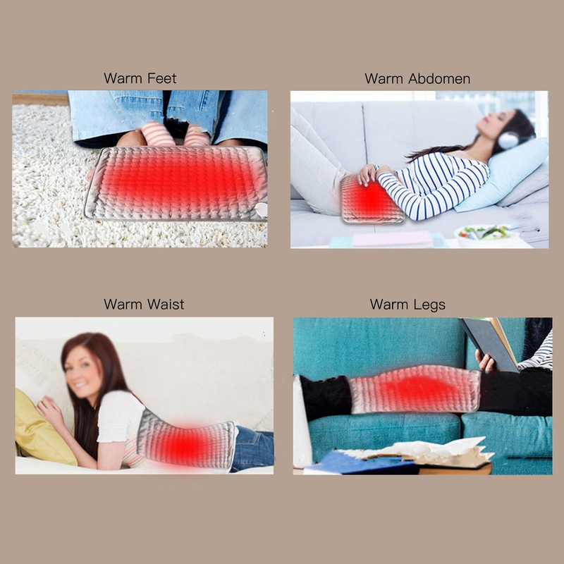 Heating Pad 6 Temperature Settings Fast Heating Electric Hot Heated