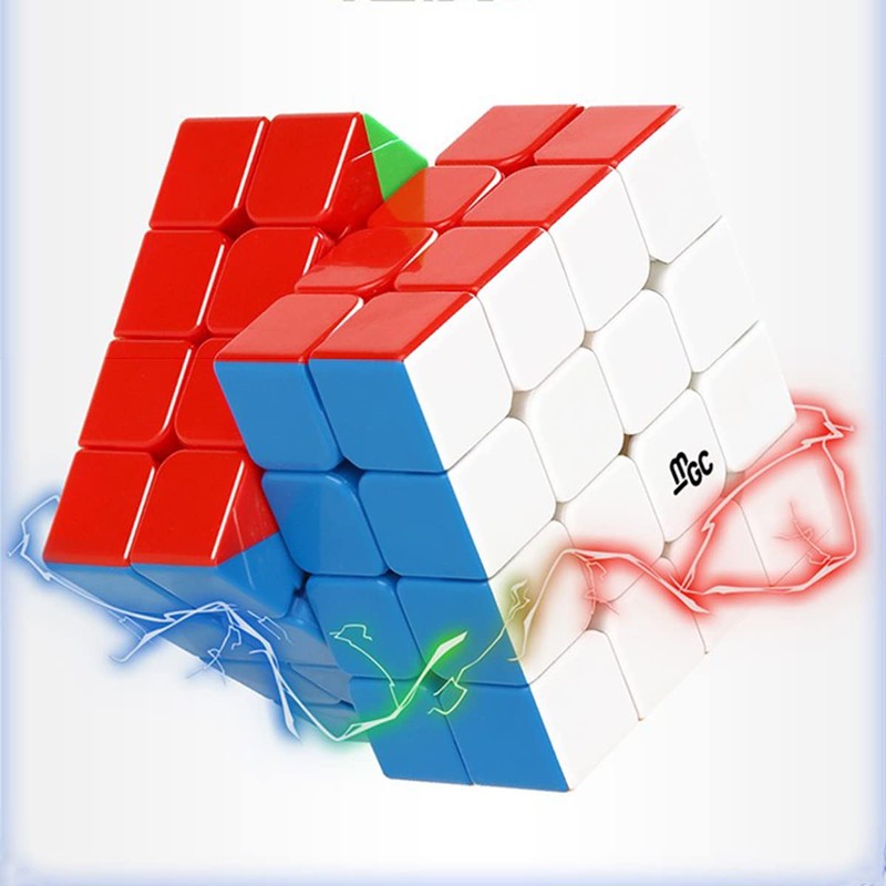 HELLOCUBE YJ MGC 4x4 Magnetic Stickerless Speed Cube 4X4X4 Cube