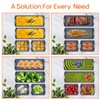 4 Pcs Silicone Baking Sheet Pan Dividers with Silicone Oil