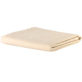 Deluxe Flannel Massage Table Sheet Set by NRG - 3 Piece Set Includes Face Cradle Cover, Flat Massage Sheet and Fitted Massage Sheet - 100% Double Brushed Cotton - Soft, Durable - Color: Natural