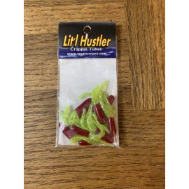 Southern Pro Bait Litl Hustler Crappie Tube Red Chart Spk