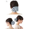 Chignon Wig Barrette with Net Cover for Bun Volume, 80%