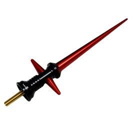 5.4" inch BIG RED LIGHTSABER Blade Laser Sword ANTENNA in CNC Machined Billet Aluminum Short for Dodge Ram 1500 2500 3500 09-18 2009-2018