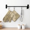 SEPTYK Middle Earth Map Pattern Oven Mitts and Pot Holders
