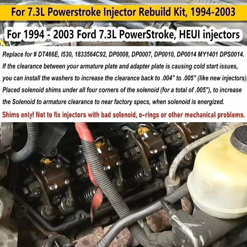 Gearzaar For 7.3L PowerStroke Injector Rebuild Kit w/vice clamp &