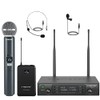 Phenyx Pro Sistema de Micrófono Inalámbrico UHF Dual PTU-71-1H1B