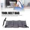 Tool Belt Pouch Grey Multifunctional Large Capacity Long Lasting Adjustable