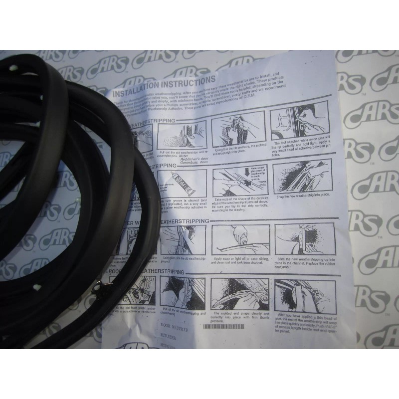 N/A 1963 1964 1965 Buick Riviera Door Weatherstrips | Seals