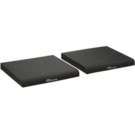 Gator Frameworks Acoustic Foam Isolation Pads for Large Studio Monitors, Fits Most Speaker Stands, Desktops and Bookshelfs; 2-Pack (GFW-ISOPAD-LG)