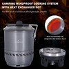 Boundless Voyage Cooking System with Heat Exchanger Pot Outdoor Camping