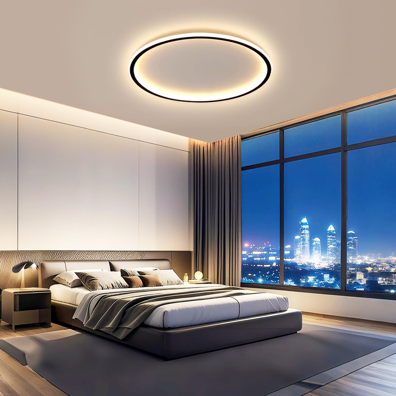 AOMEI 20-inch Round 3CCT Adjustable Ceiling Light - 50W 3000K/4000K/6000K