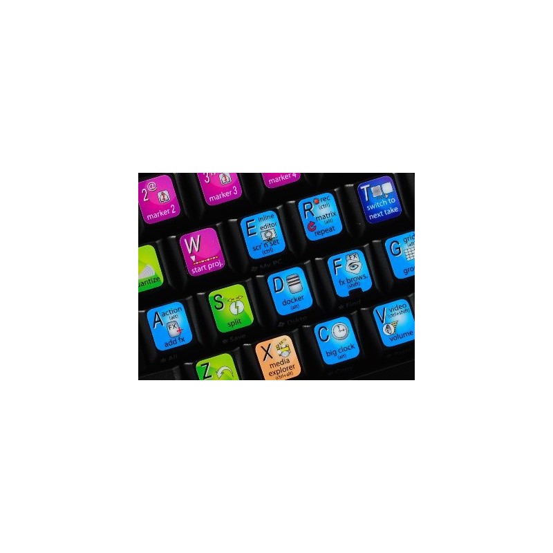 REAPER KEYBOARD LABELS FOR DESKTOP, LAPTOP AND NOTEBOOK