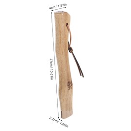 Generic Wooden Axe Handle Replacement for Outdoor Work Ergonomic Heavy Duty Grip for Gardening Design Comfortable Use for Camping and Maintenance