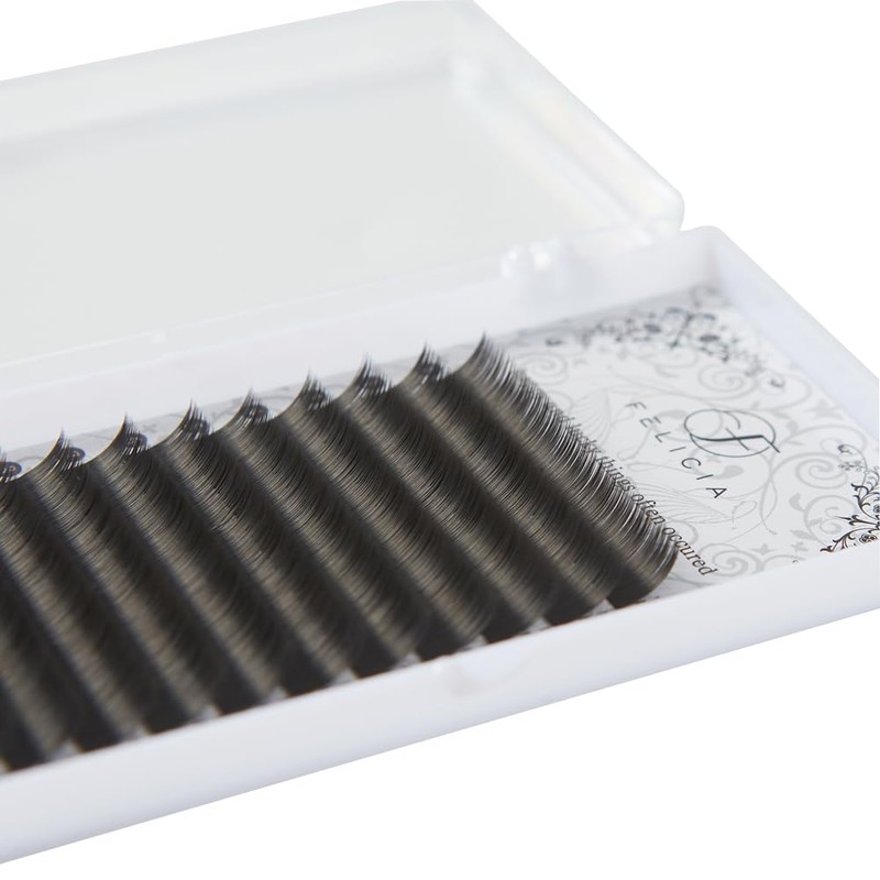 FELICIA Flat Lash Matte Eyelash Extensions Ultra Soft Single Matsueku