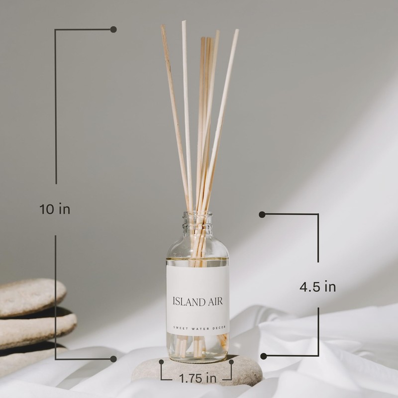 Sweet Water Decor Island Air Reed Diffuser Set | Tropical